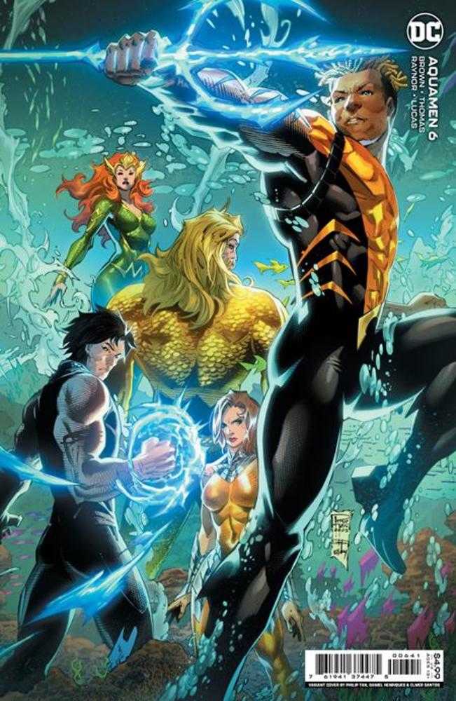 DC Comics COMIC BOOK VF/NM Aquamen #6 Cover C Philip Tan Card Stock Variant (Dark Crisis)