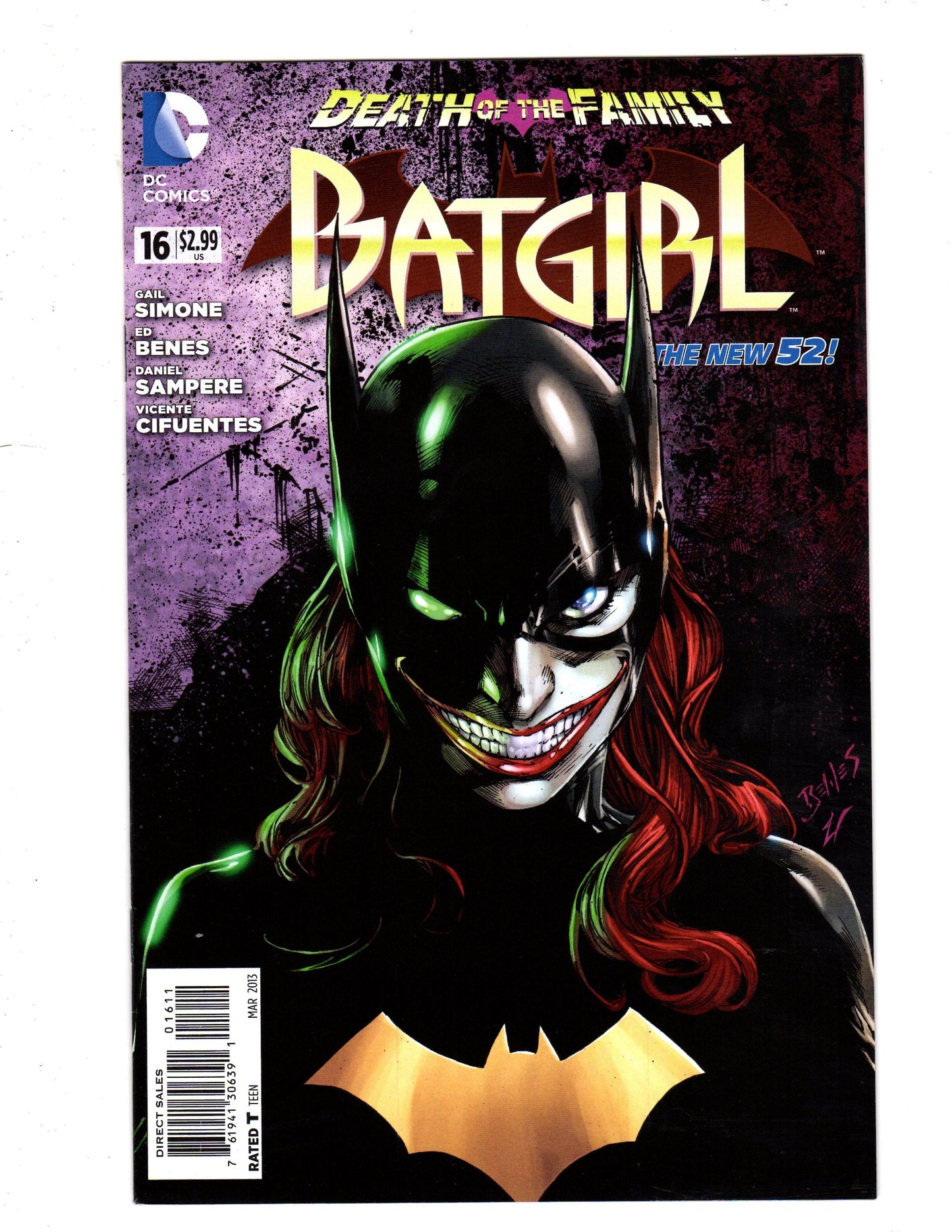 DC COMICS COMIC BOOK VF/NM BATGIRL #16 (DOTF)