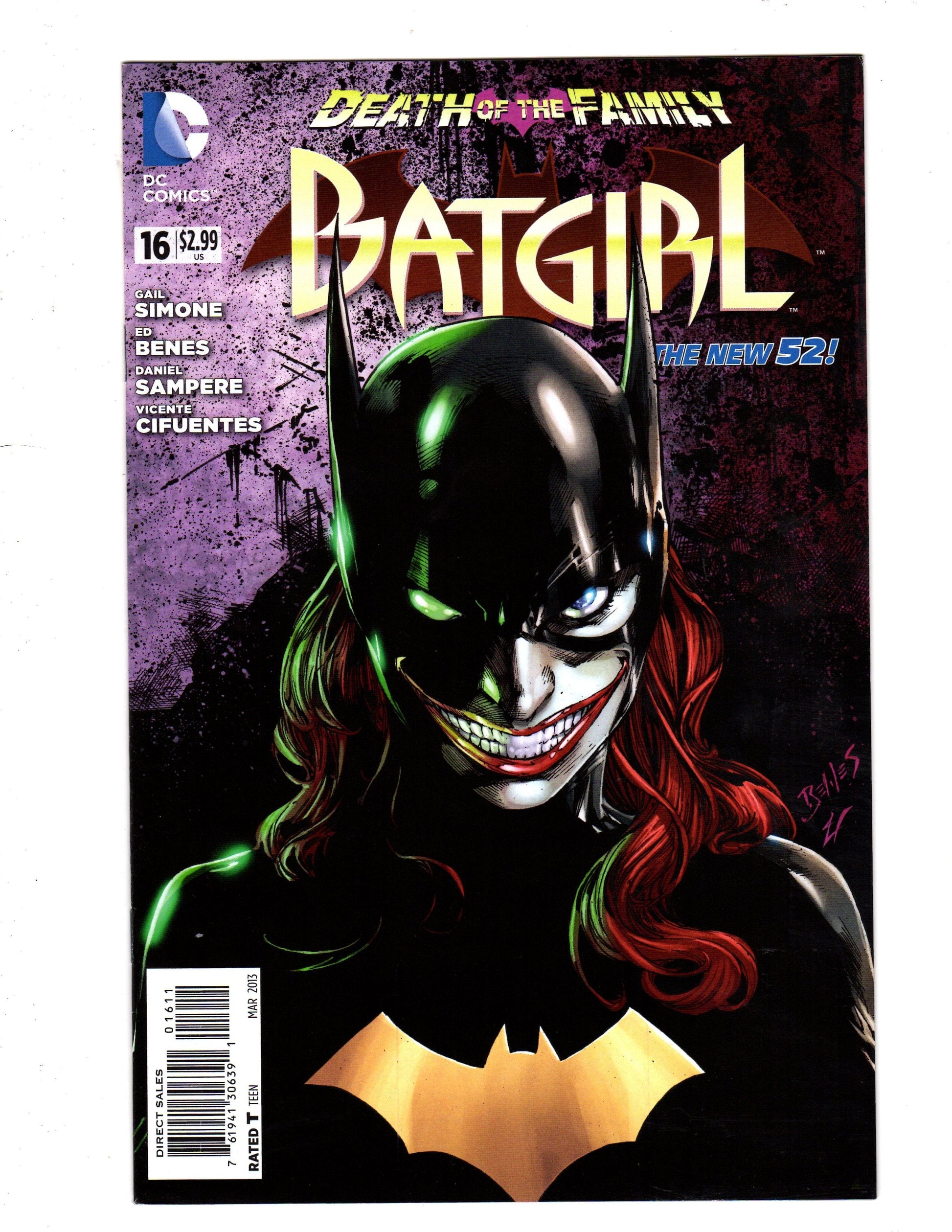 DC COMICS COMIC BOOK VF/NM BATGIRL #16 (DOTF)