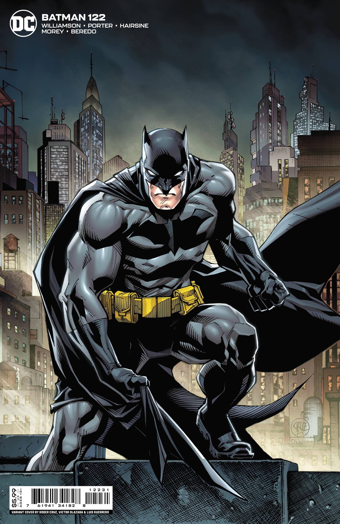 DC COMICS COMIC BOOK VF/NM BATMAN #122 CVR C 1:25 CONNECTING CARD STOCK VARIANT
