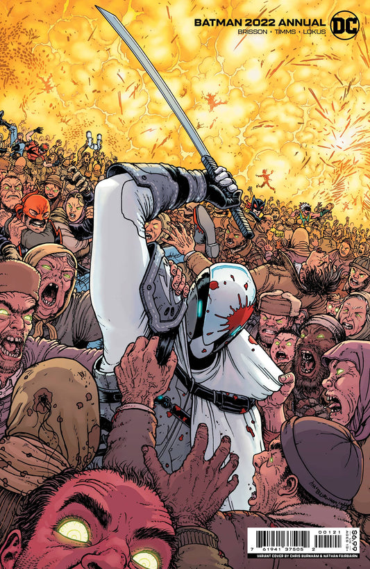 DC COMICS COMIC BOOK VF/NM BATMAN 2022 ANNUAL #1 CVR B BURNHAM CARD STOCK VARIANT