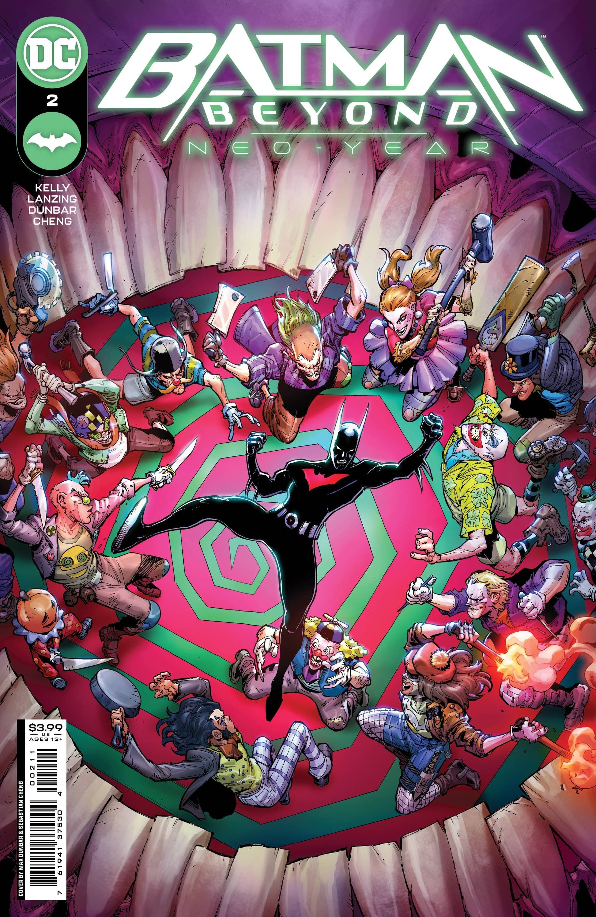 DC COMICS COMIC BOOK VF/NM BATMAN BEYOND NEO YEAR #2 CVR A DUNBAR