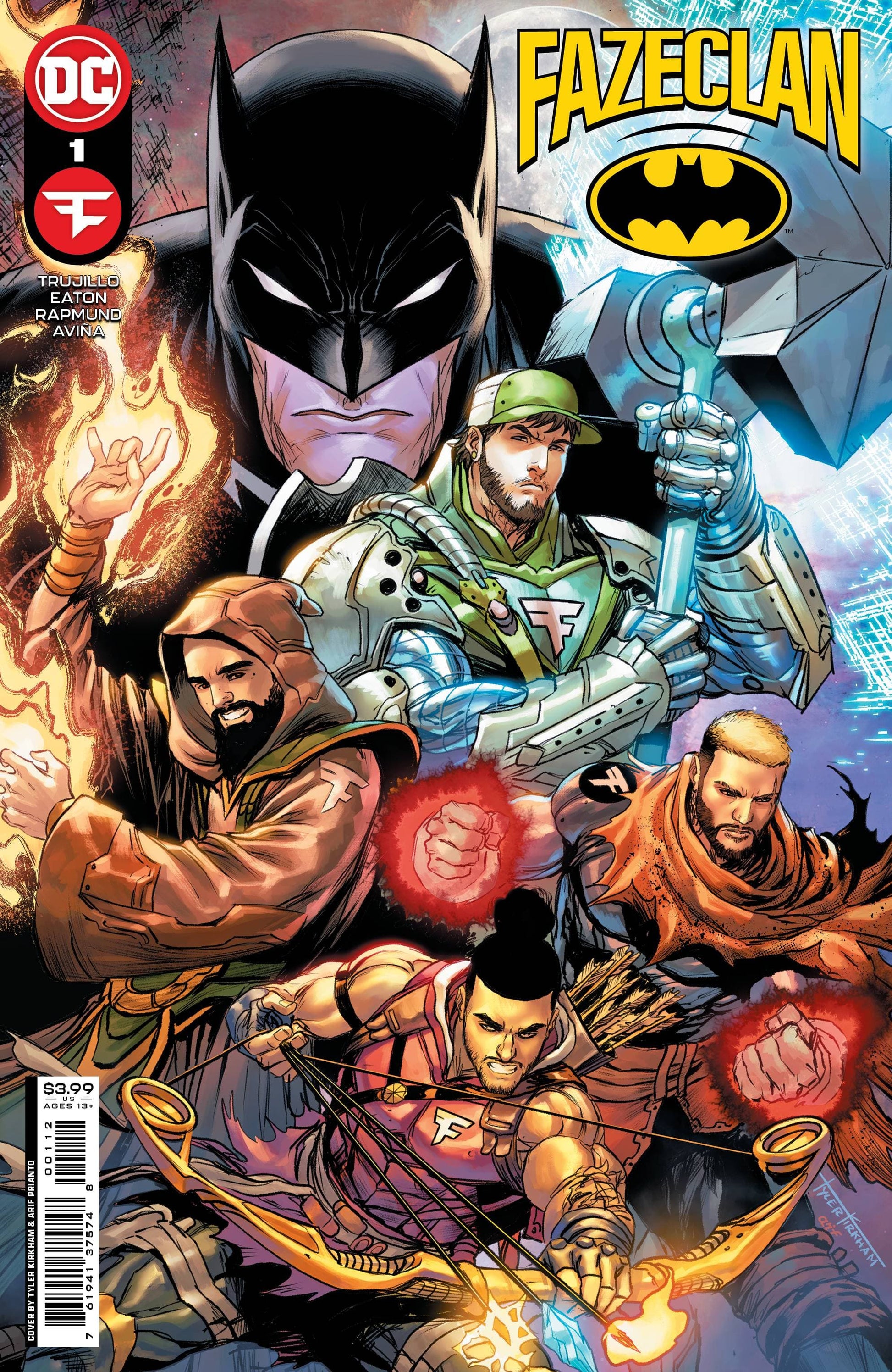 DC COMICS COMIC BOOK VF/NM BATMAN FAZE CLAN ONESHOT #1 CVR A KIRKHAM
