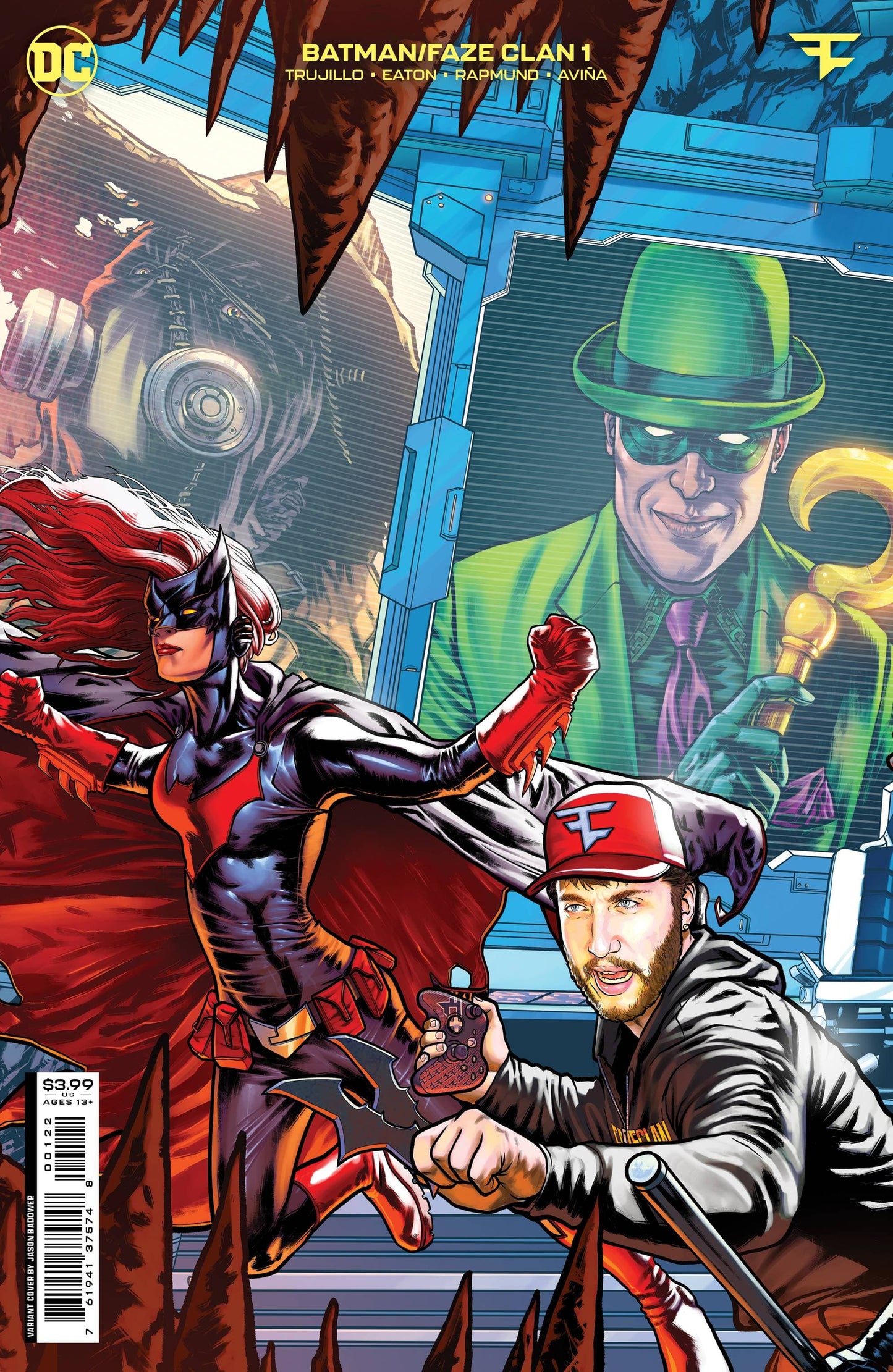 DC COMICS COMIC BOOK VF/NM BATMAN FAZE CLAN ONESHOT #1 CVR B BADOWER CONNECTING VARIANT