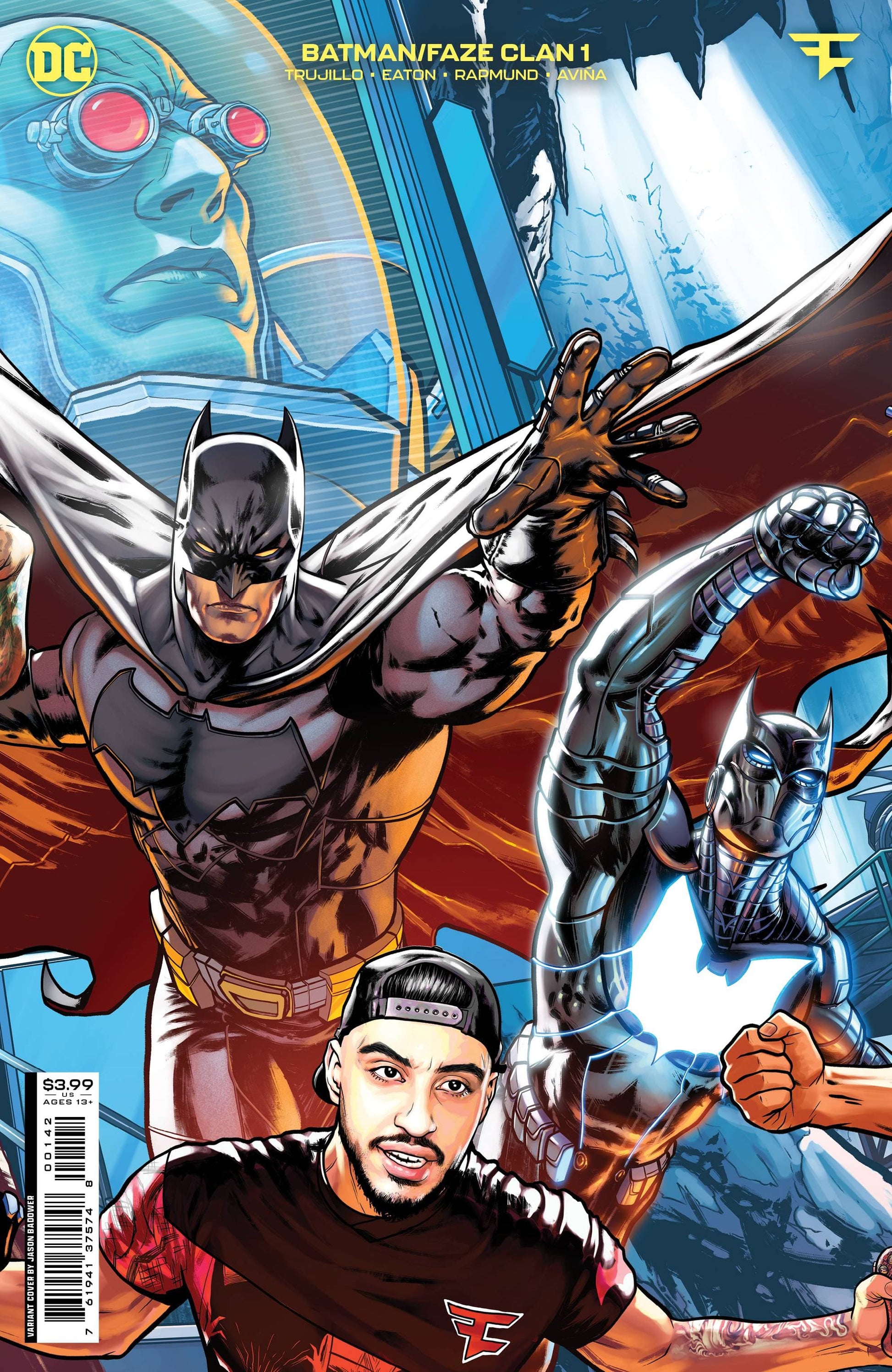 DC COMICS COMIC BOOK VF/NM BATMAN FAZE CLAN ONESHOT #1 CVR D BADOWER CONNECTING VARIANT