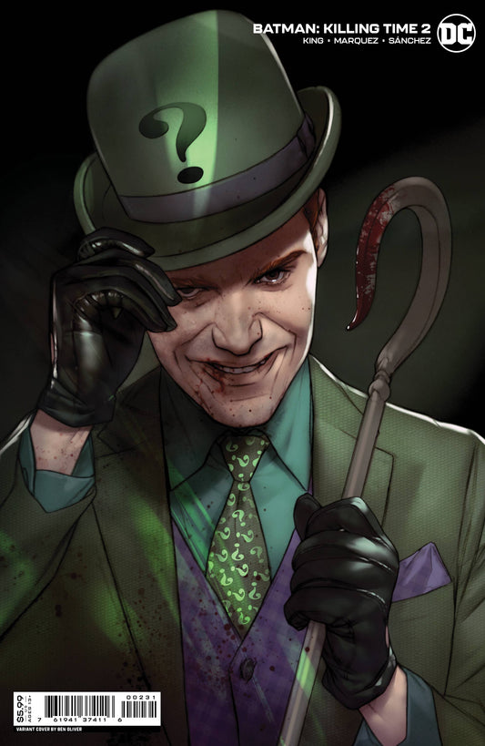 DC COMICS COMIC BOOK VF/NM BATMAN KILLING TIME #2 CVR C 25 COPY OLIVER CARDSTOCK (MR)