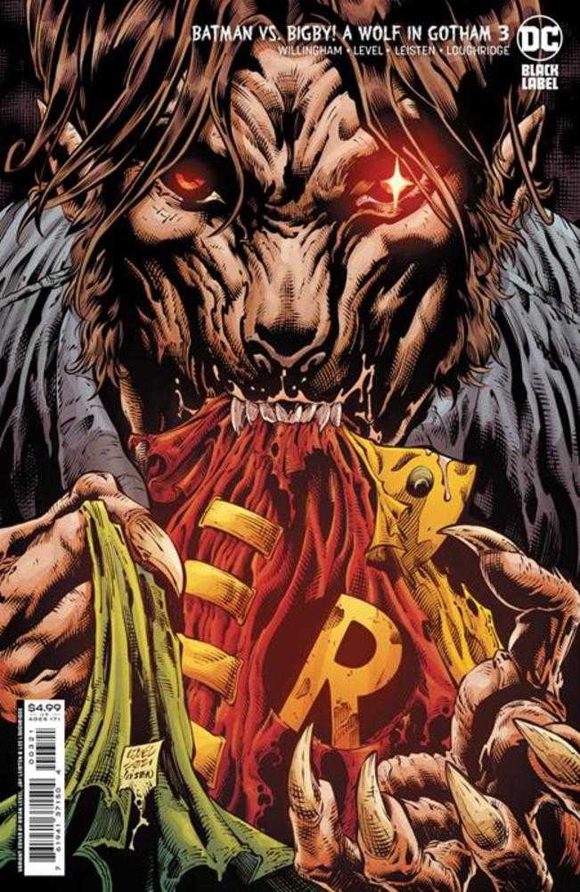DC Comics COMIC BOOK VF/NM Batman vs Bigby A Wolf In Gotham #3 (Of 6) Cover B Brian Level & Jay Leisten Card Stock Variant (Mature)