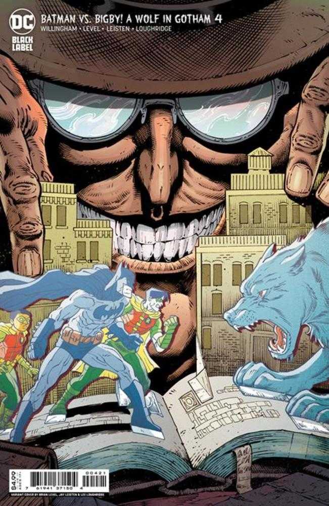 DC Comics COMIC BOOK VF/NM Batman vs Bigby A Wolf In Gotham #4 (Of 6) Cover B Brian Level & Jay Leisten Card Stock Variant (Mature)