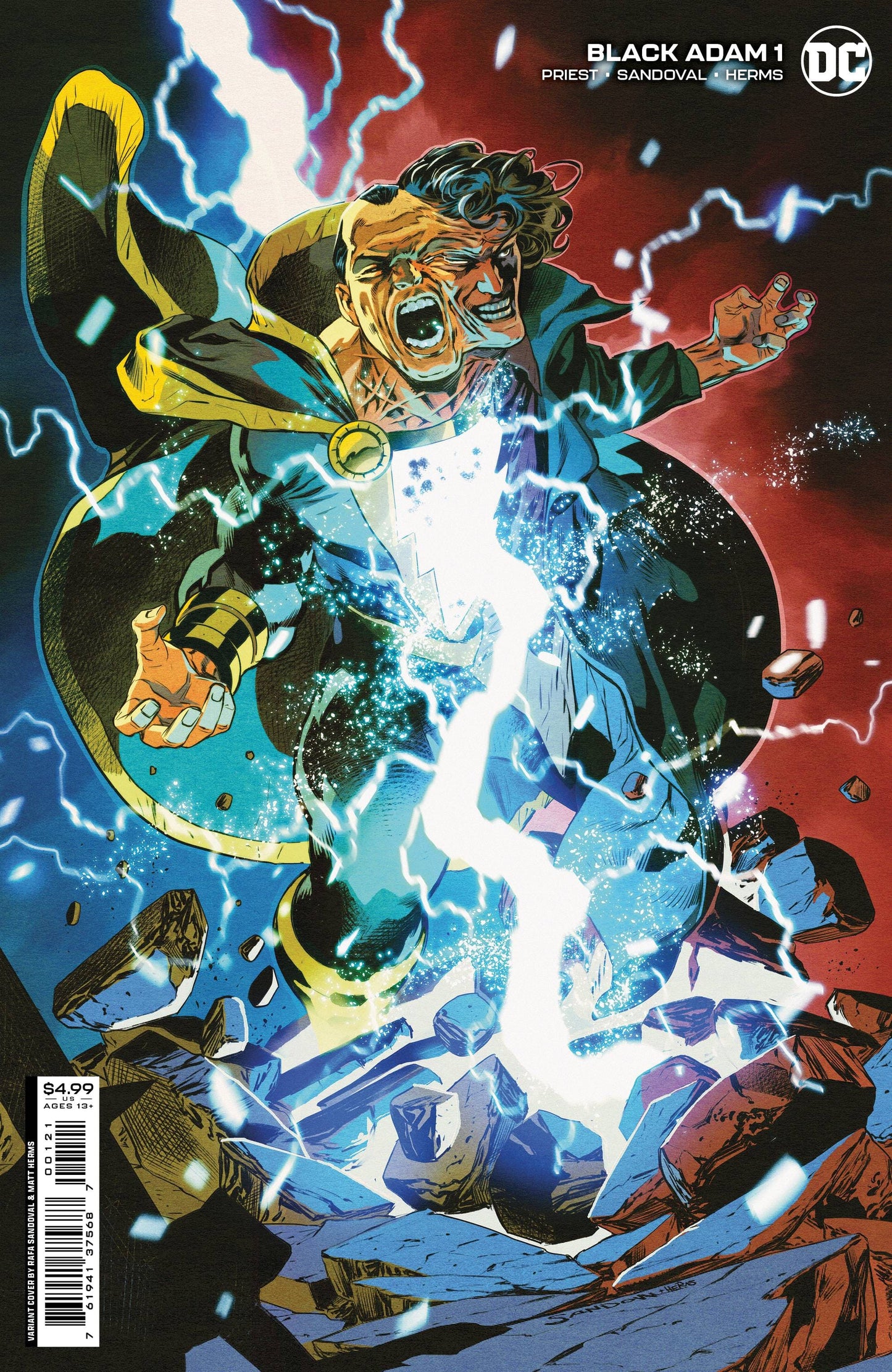DC COMICS COMIC BOOK VF/NM BLACK ADAM #1 CVR B SANDOVAL