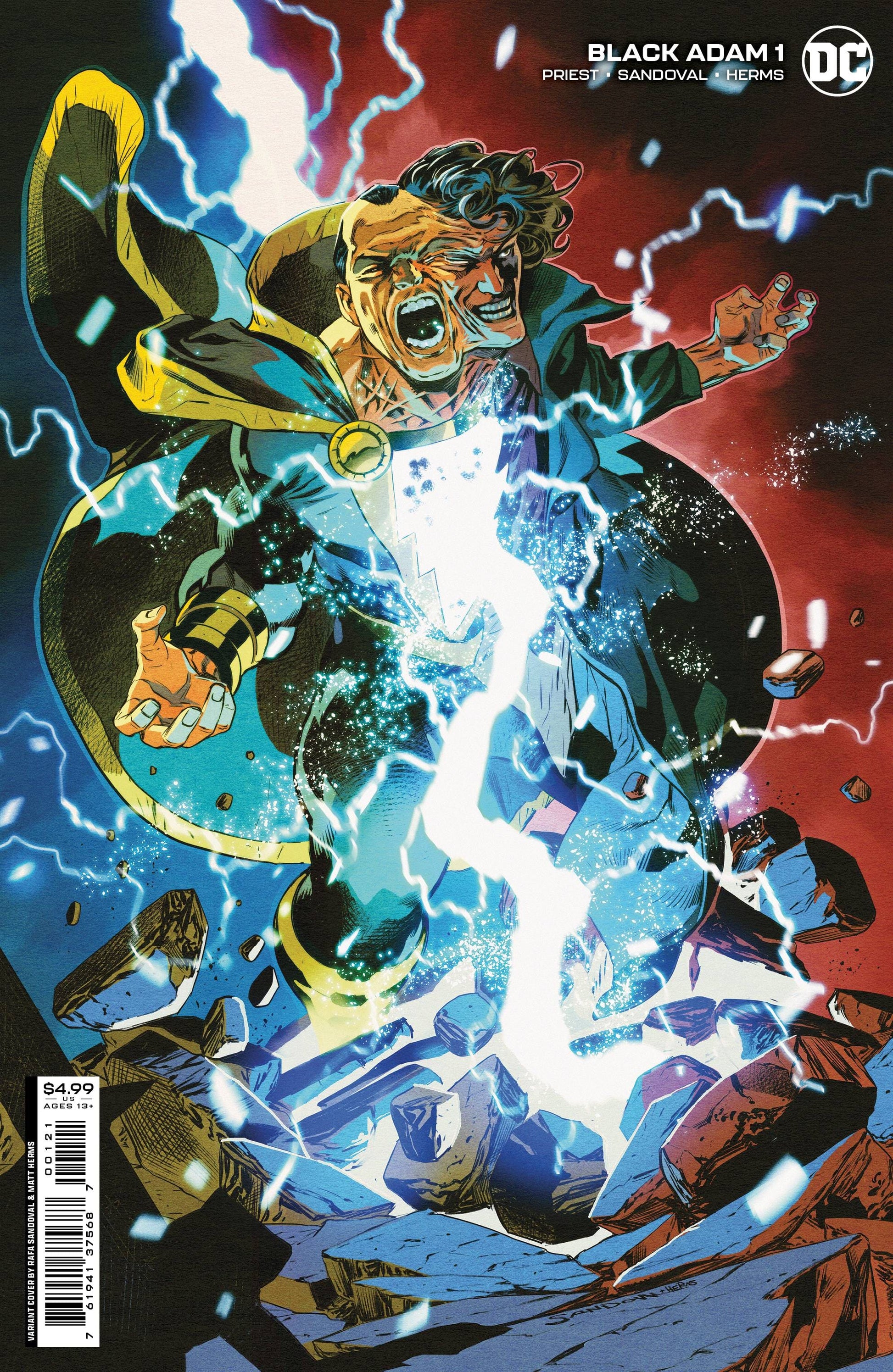 DC COMICS COMIC BOOK VF/NM BLACK ADAM #1 CVR B SANDOVAL