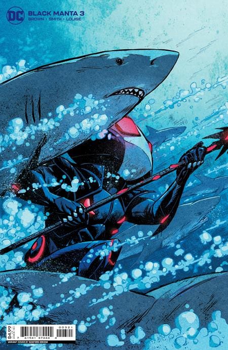 DC Comics COMIC BOOK VF/NM Black Manta #3 (Of 6) Cover B Sanford Greene Card Stock Variant