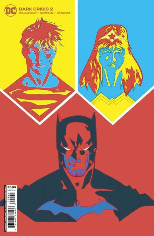 DC Comics COMIC BOOK VF/NM Dark Crisis #2 (Of 7) Cover D 1 in 25 Mario Foccillo Card Stock Variant