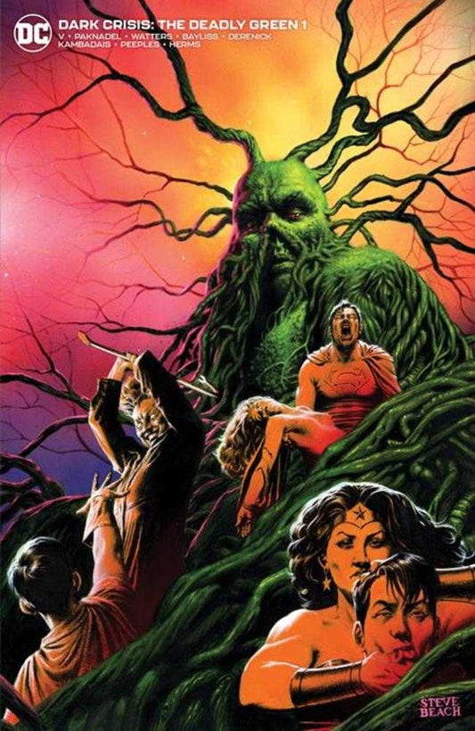 DC Comics COMIC BOOK VF/NM Dark Crisis The Deadly Green #1 (One Shot) Cover C 1 in 25 Steve Beach Foil Variant