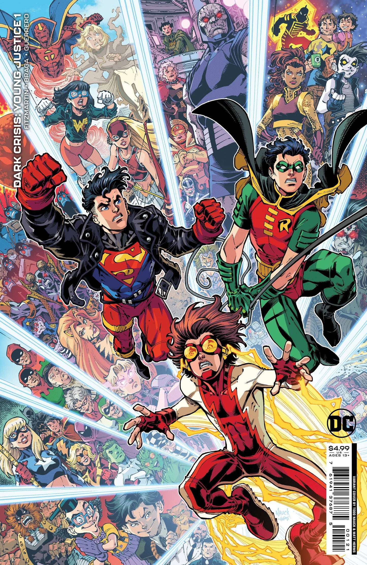DC COMICS COMIC BOOK VF/NM DARK CRISIS YOUNG JUSTICE #1 CVR B NAUCK