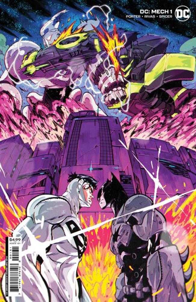 DC Comics COMIC BOOK VF/NM DC Mech #1 (Of 6) Cover D 1 in 25 Ricardo Lopez Ortiz Card Stock Variant