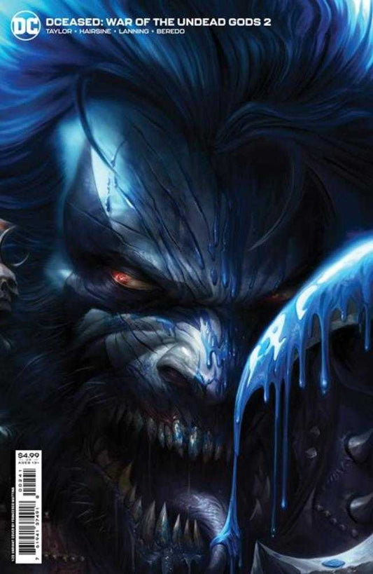 DC Comics COMIC BOOK VF/NM Dceased War Of The Undead Gods #2 (Of 8) Cover D 1 in 25 Francesco Mattina Card Stock Variant