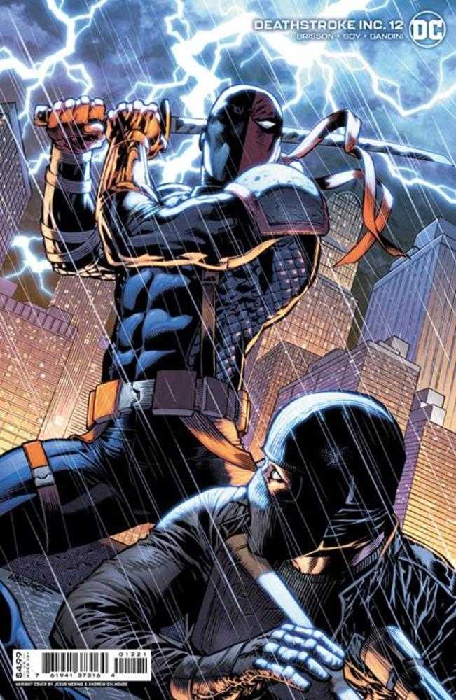 DC Comics COMIC BOOK VF/NM Deathstroke Inc #12 Cover B Jesus Merino Card Stock Variant