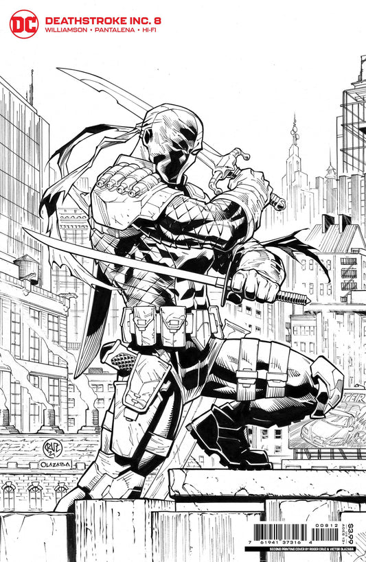 DC COMICS COMIC BOOK VF/NM DEATHSTROKE INC #8 2ND PTG VARIANT