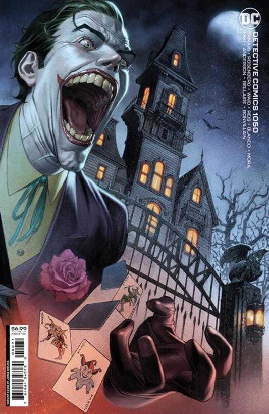 DC Comics comic book VF/NM Detective Comics #1050 Cover F Jorge Molina Connecting Legacy Joker Card Stock Variant