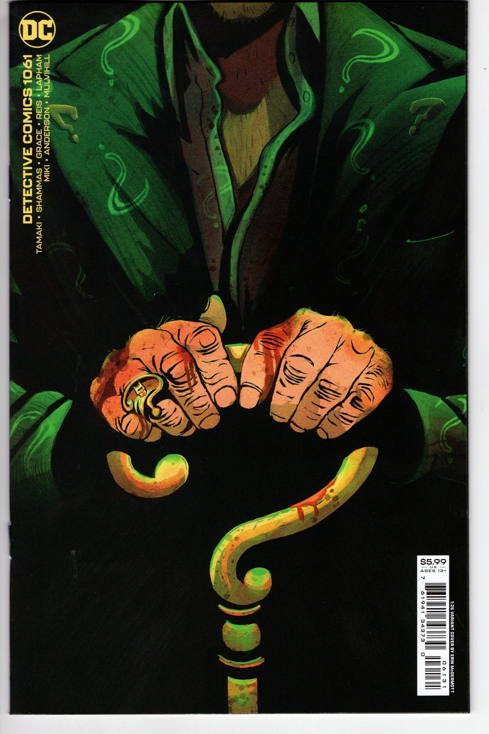 DC Comics COMIC BOOK VF/NM Detective Comics #1061 Cover C 1 in 25 Erin Mcdermott Card Stock Variant