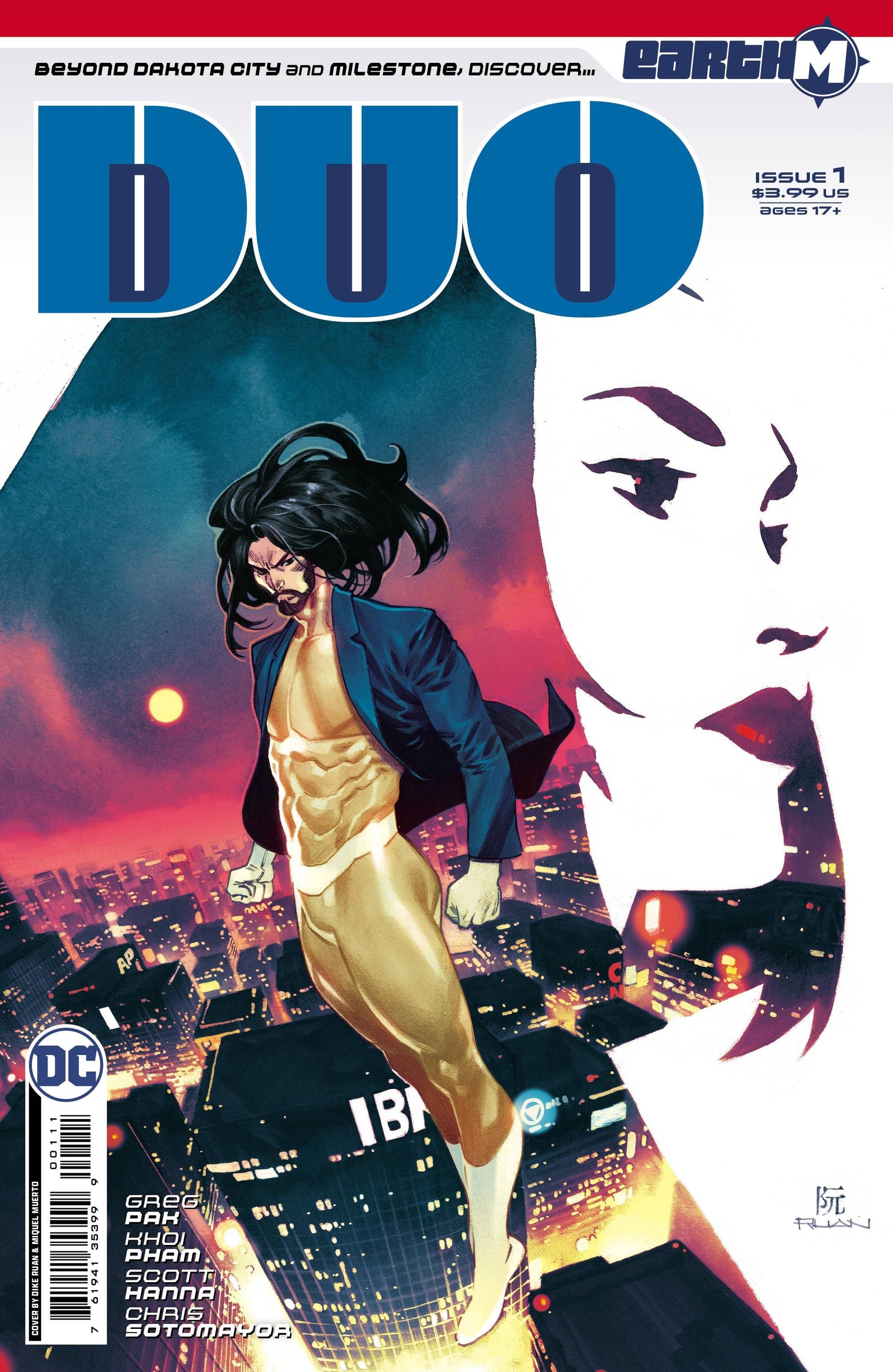 DC COMICS COMIC BOOK VF/NM DUO #1 CVR A RUAN