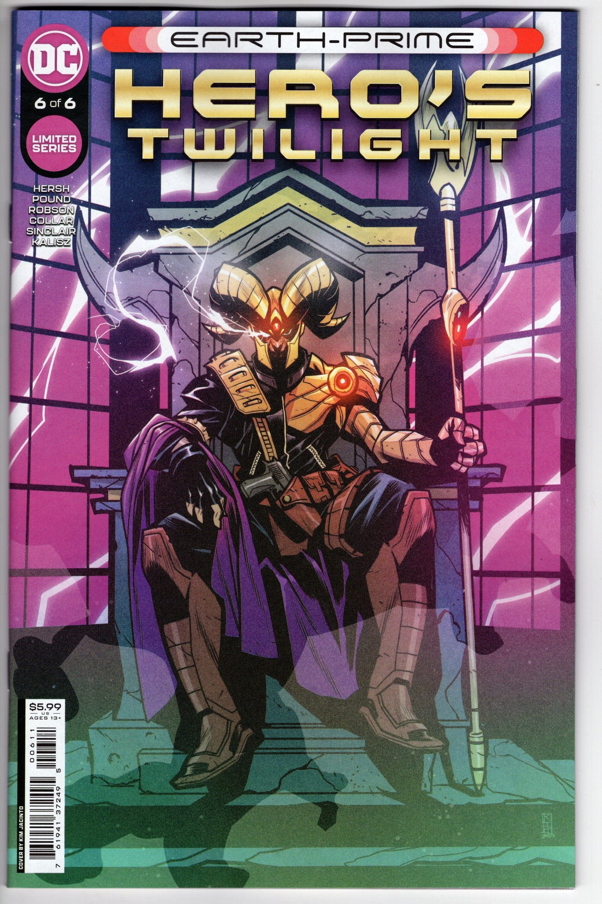 DC COMICS COMIC BOOK VF/NM EARTH PRIME #6 CVR A JACINTO