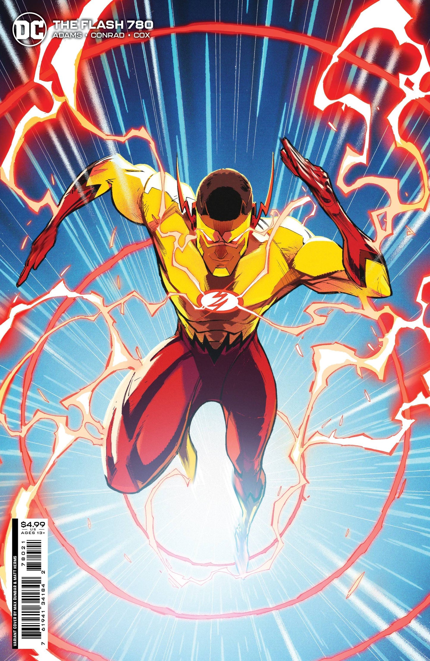 DC COMICS COMIC BOOK VF/NM FLASH #780 CVR B DUNBAR CARD STOCK VAR