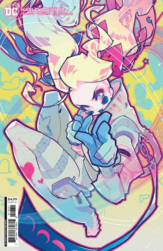 DC Comics COMIC BOOK VF/NM Harley Quinn #18 Cover D 1 in 25 Rose Besch Card Stock Variant
