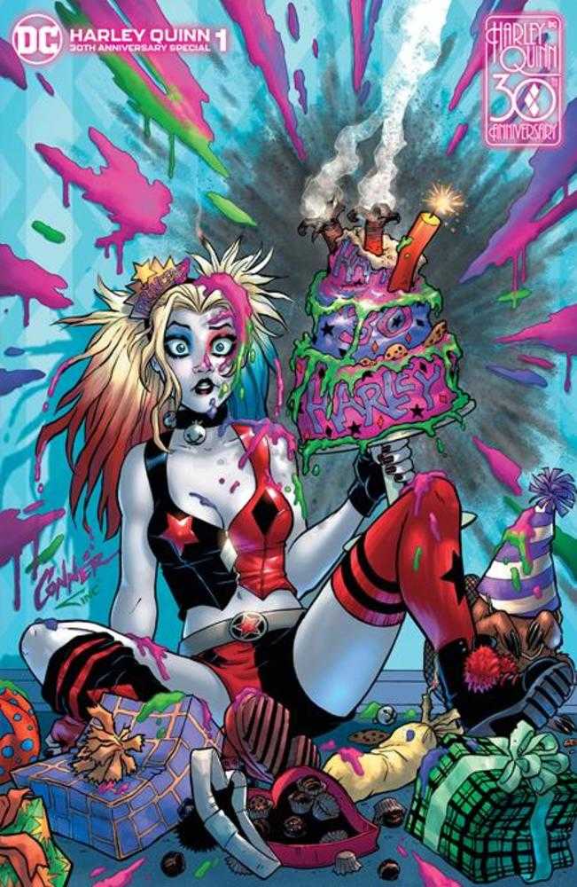 DC Comics COMIC BOOK VF/NM Harley Quinn 30th Anniversary Special #1 (One Shot) Cover J 1 in 25 Amanda Conner Variant