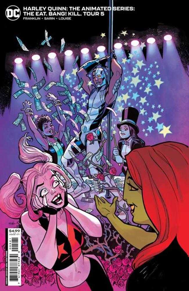 DC Comics COMIC BOOK VF/NM Harley Quinn The Animated Series The Eat Bang Kill Tour #5 (Of 6) Cover B Mike Hawthorne Card Stock Variant