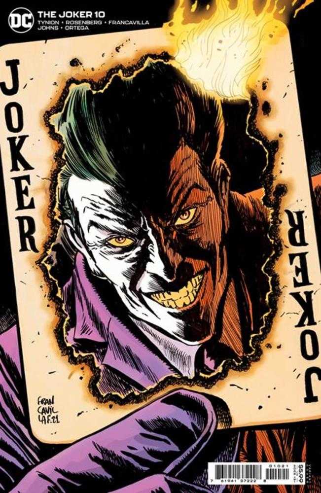 DC Comics COMIC BOOK VF/NM Joker #10 Cover B Francesco Francavilla Variant