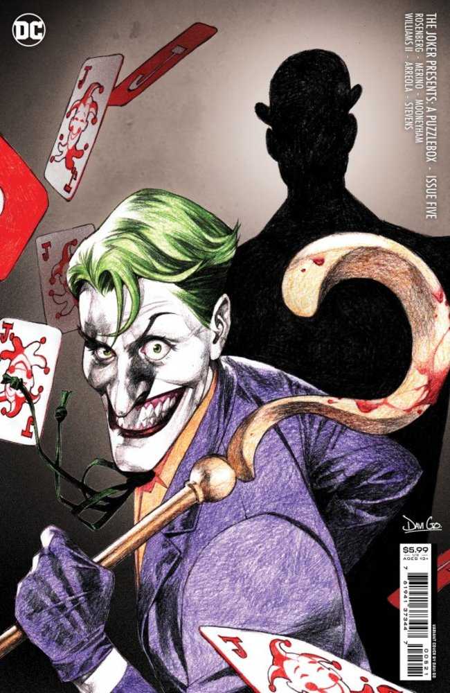 DC Comics COMIC BOOK VF/NM Joker Presents A Puzzlebox #5 (Of 7) Cover B Davi Go Card Stock Variant