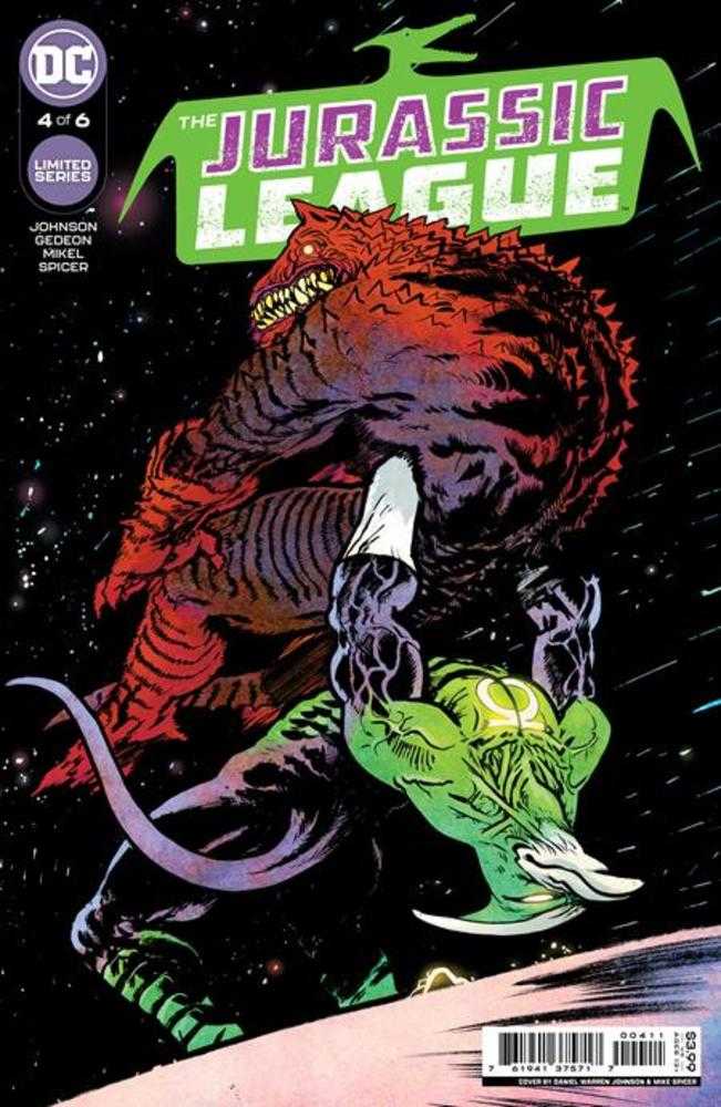 DC Comics COMIC BOOK VF/NM Jurassic League #4 (Of 6) Cover A Daniel Warren Johnson