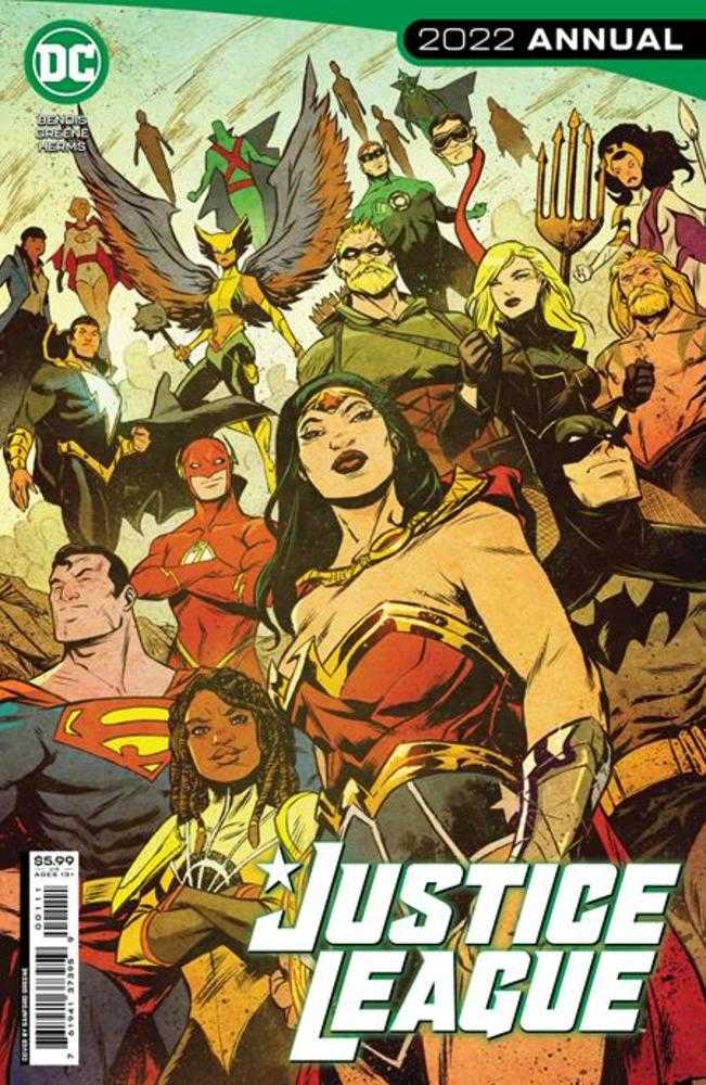DC Comics COMIC BOOK VF/NM Justice League 2021 Annual #1 Cover A Sanford Greene