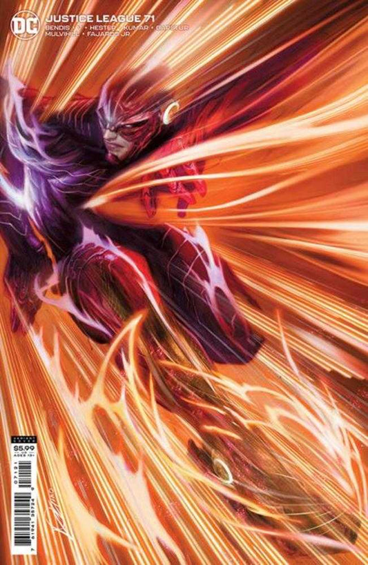 DC Comics COMIC BOOK VF/NM Justice League #71 Cover B Alexander Lozano Card Stock Variant