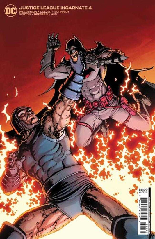 DC Comics COMIC BOOK VF/NM Justice League Incarnate #4 (Of 5) Cover C 1 in 25 Chris Burnham Card Stock Variant
