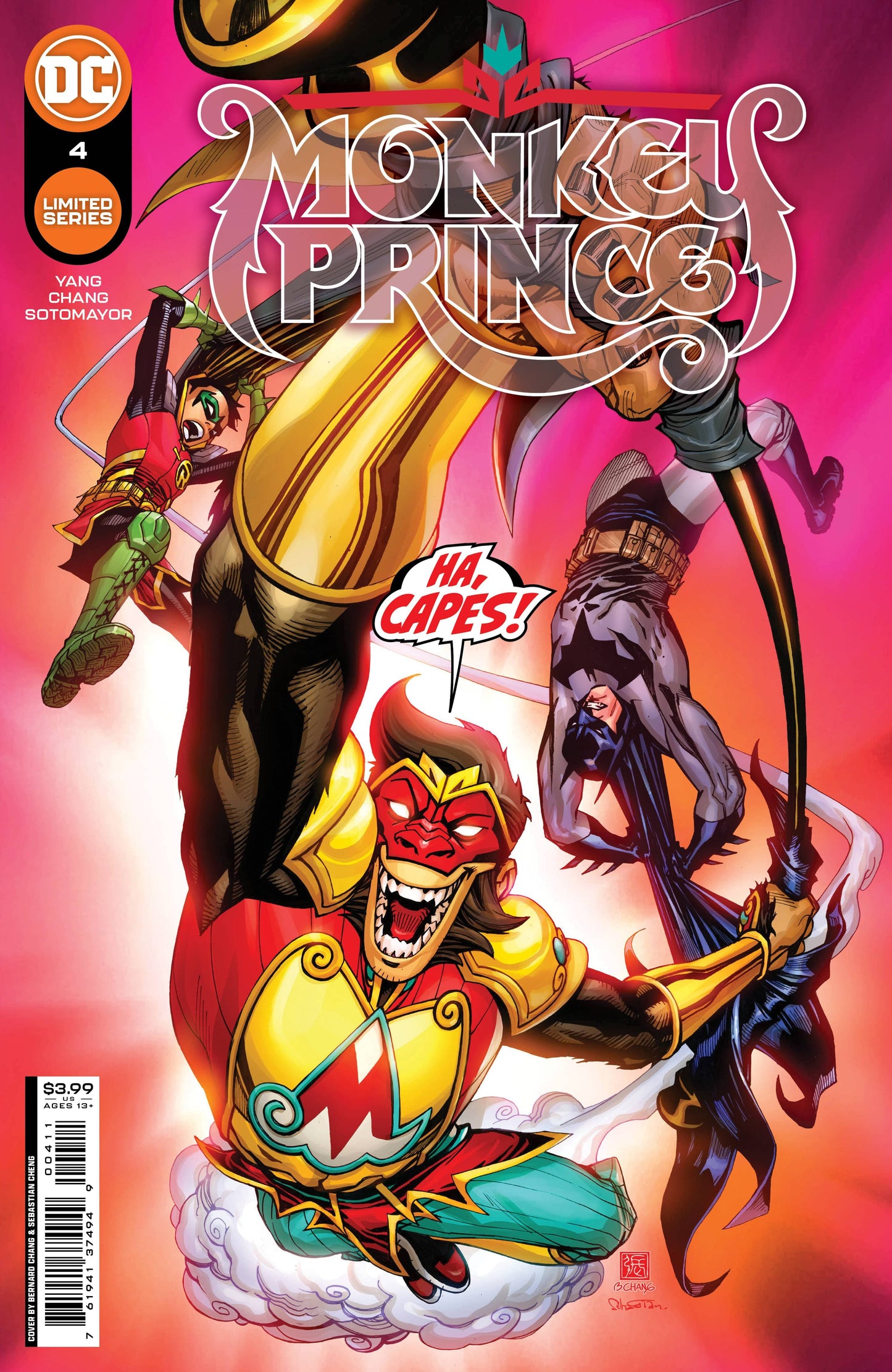 DC COMICS COMIC BOOK VF/NM MONKEY PRINCE #4 (OF 12) CVR A CHANG