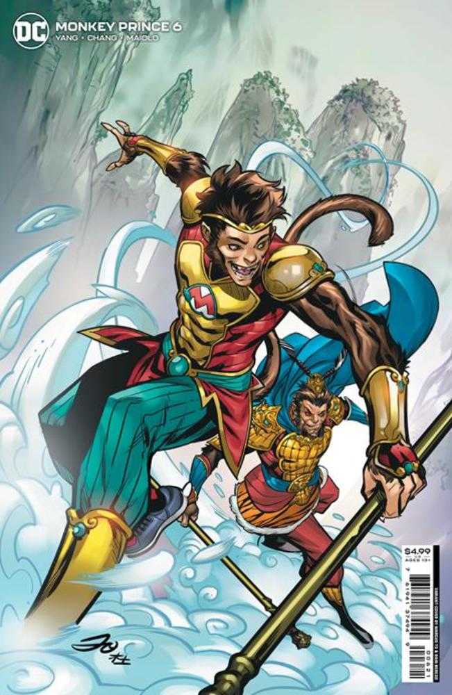 DC Comics COMIC BOOK VF/NM Monkey Prince #6 (Of 12) Cover B Marcus To Card Stock Variant