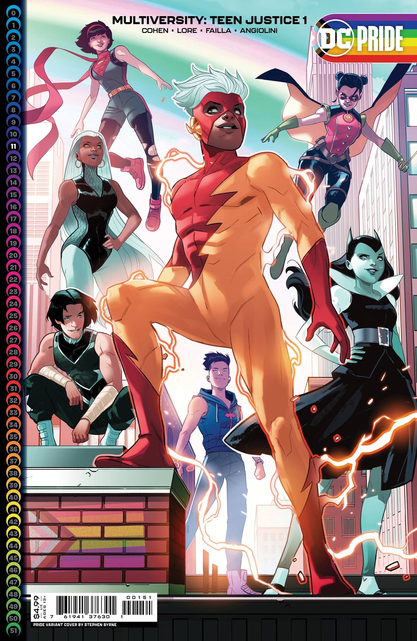 DC COMICS COMIC BOOK VF/NM MULTIVERSITY TEEN JUSTICE #1 CVR C PRIDE BYRNE