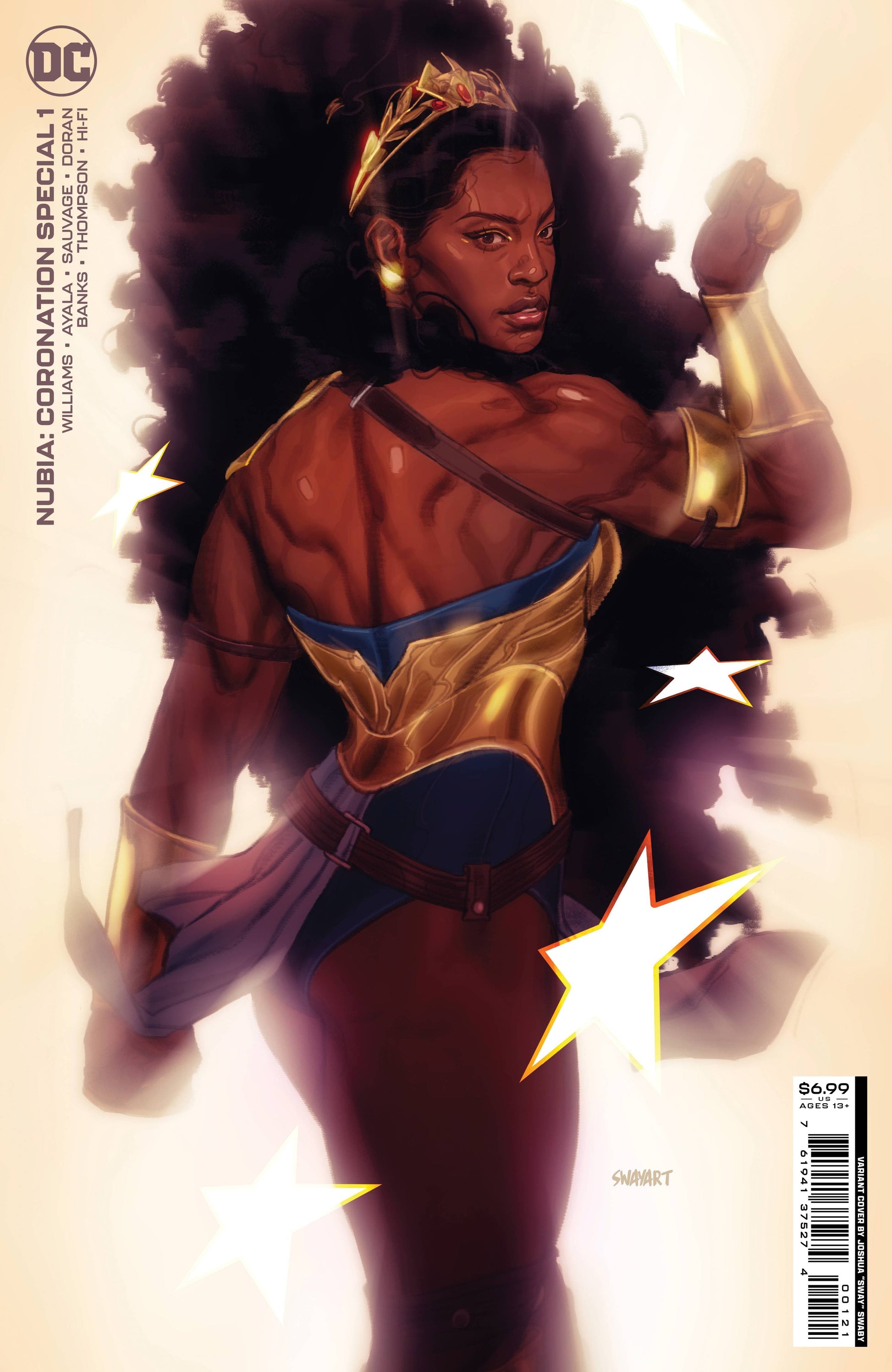 DC COMICS COMIC BOOK VF/NM NUBIA CORONATION SPEC ONE SHOT #1 CVR B SWAY CARD STOCK VARIANT