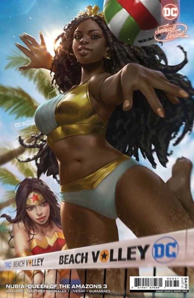 DC Comics COMIC BOOK VF/NM Nubia Queen Of The Amazons #3 (Of 4) Cover C Derrick Chew Swimsuit Card Stock Variant