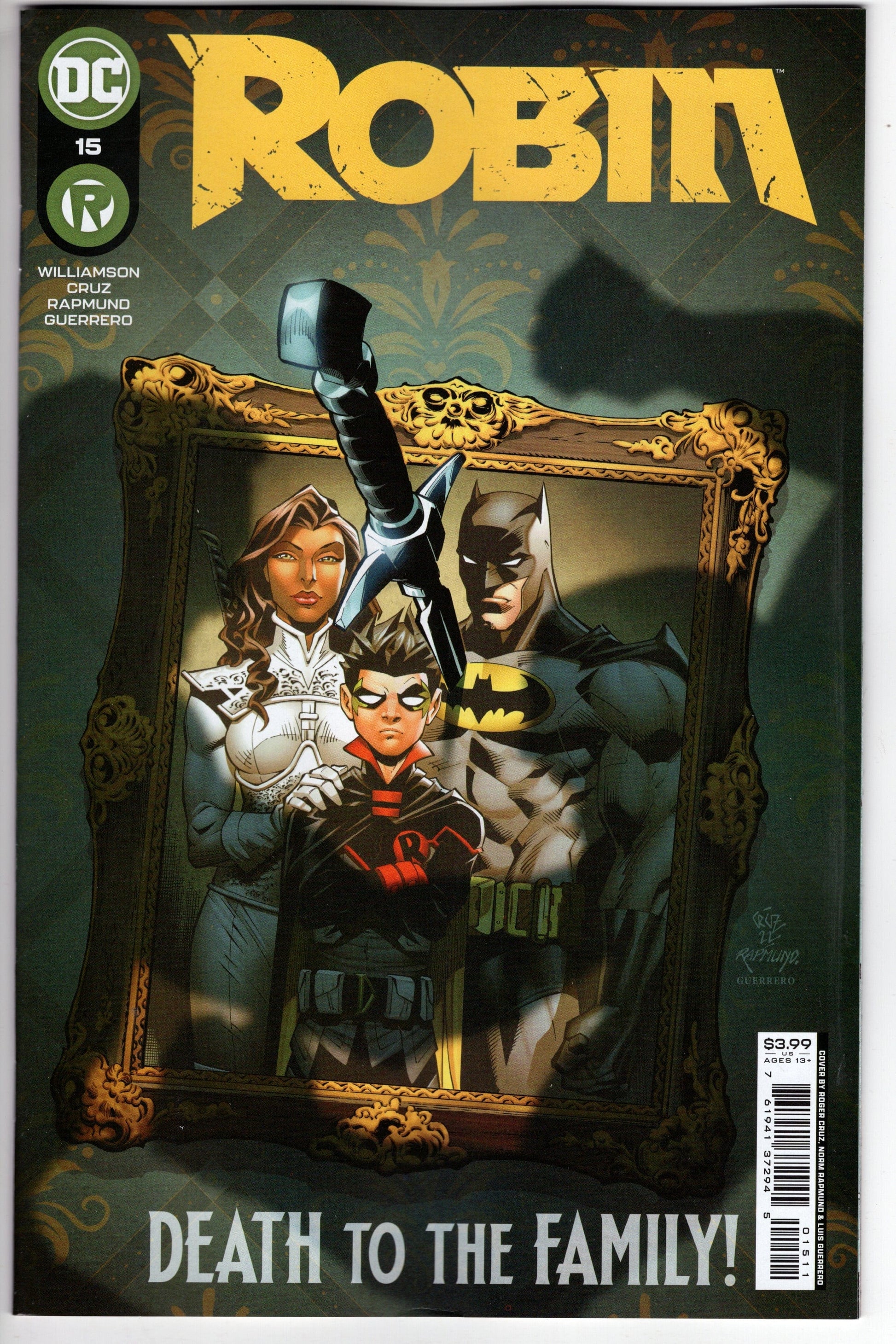 DC Comics COMIC BOOK VF/NM Robin #15 Cover A Roger Cruz & Norm Rapmund
