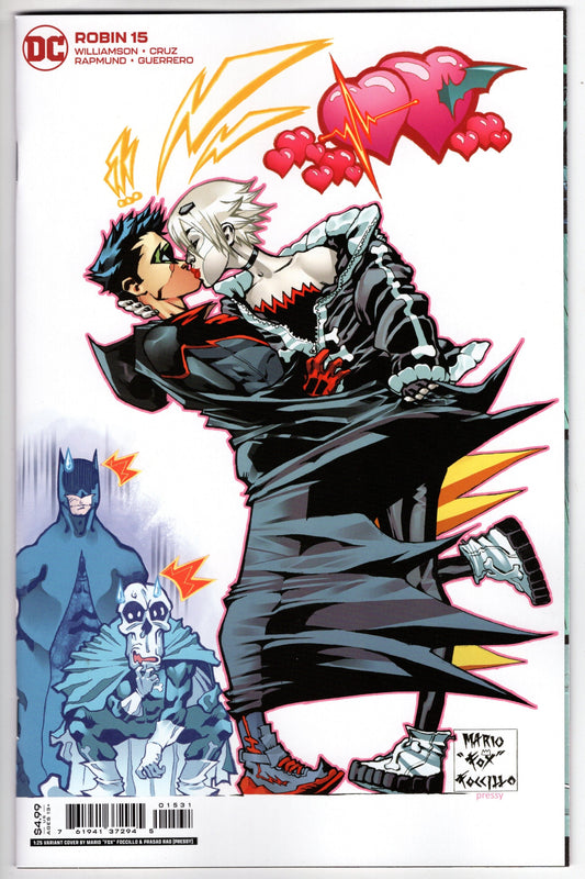 DC Comics COMIC BOOK VF/NM Robin #15 Cover C 1 in 25 Mario Foccillo Connecting Card Stock Variant
