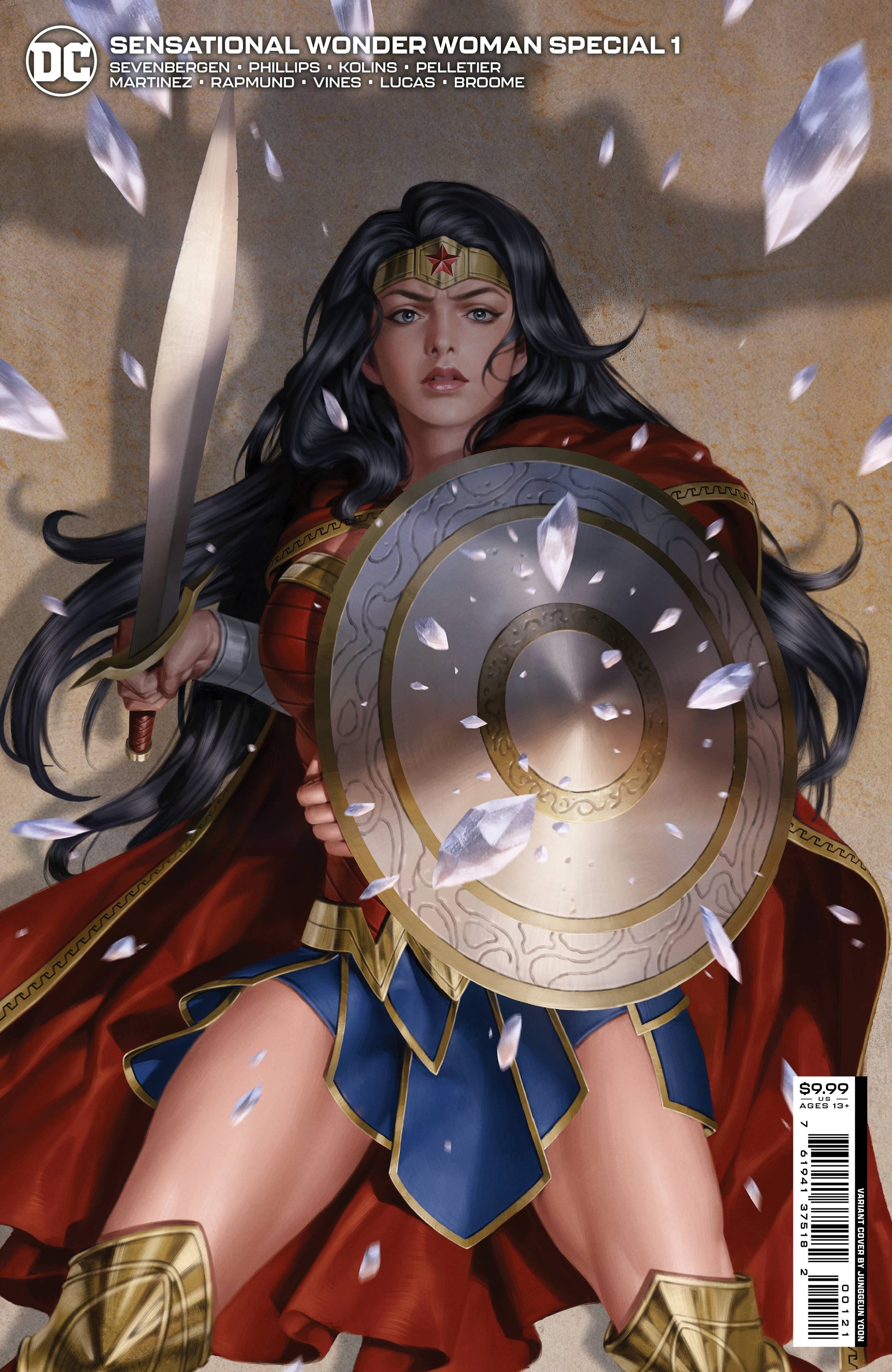 DC COMICS COMIC BOOK VF/NM SENSATIONAL WONDER WOMAN SPECIAL #1 CVR B YOON VARIANT