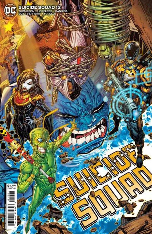 DC Comics COMIC BOOK VF/NM Suicide Squad #12 Cover B Jonboy Meyers Card Stock Variant
