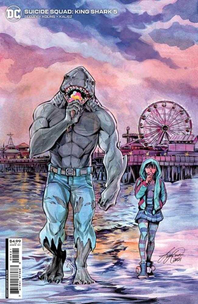 DC Comics COMIC BOOK VF/NM Suicide Squad King Shark #5 (Of 6) Cover B Siya Oum Card Stock Variant