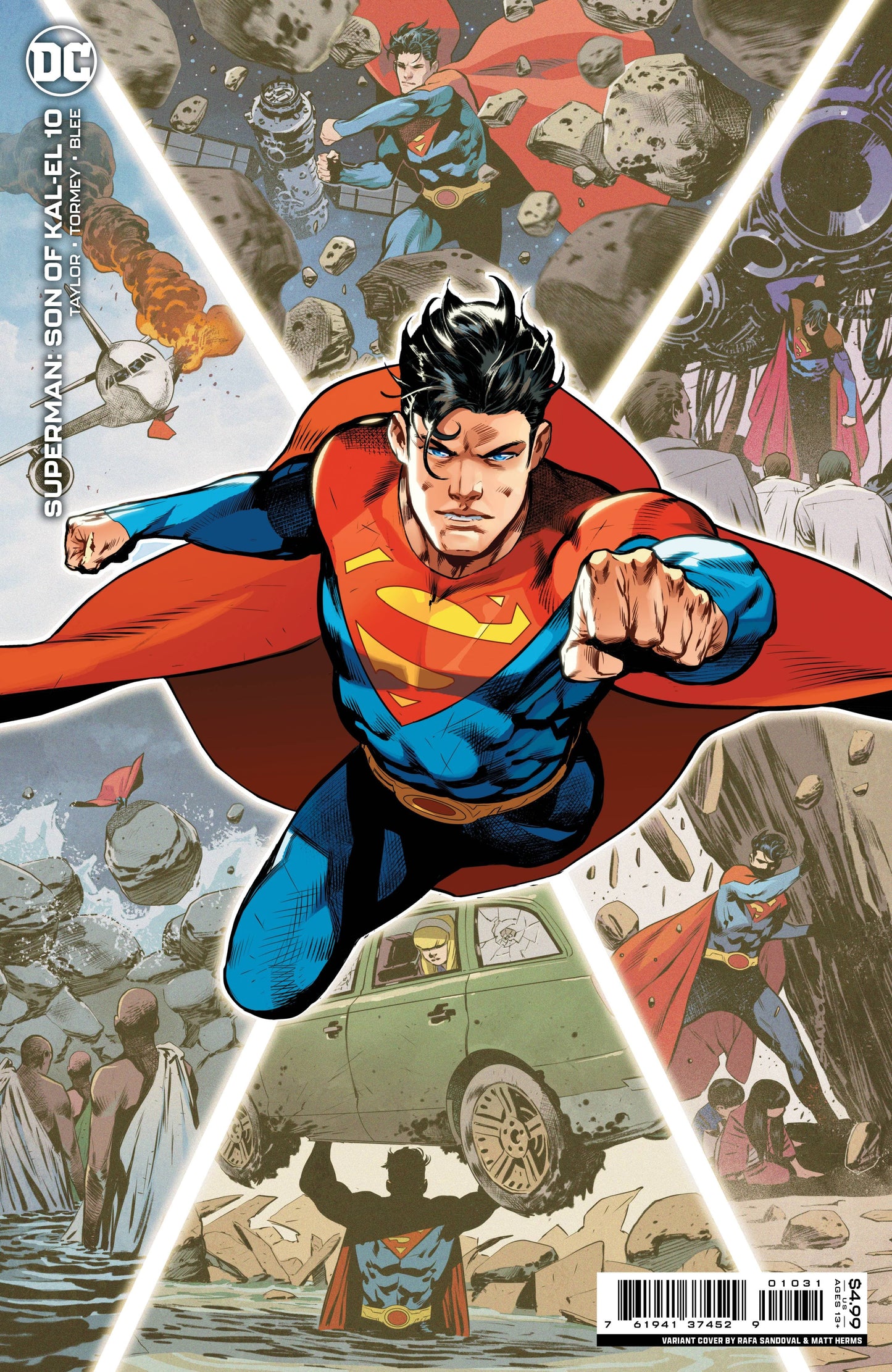 DC COMICS COMIC BOOK VF/NM SUPERMAN SON OF KAL EL #10 CVR C 25 COPY SANDOVAL VARIANT