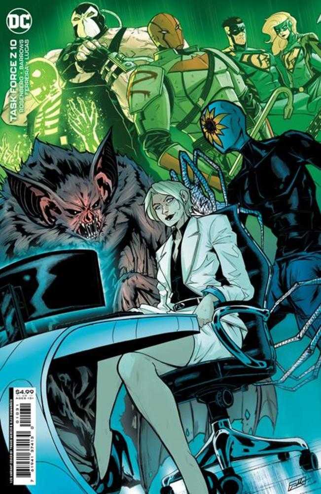 DC Comics COMIC BOOK VF/NM Task Force Z #10 (Of 12) Cover B Travis Mercer Card Stock Variant