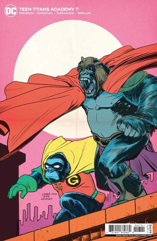 DC Comics COMIC BOOK VF/NM Teen Titans Academy #7 Cover B Steve Lieber Card Stock Variant