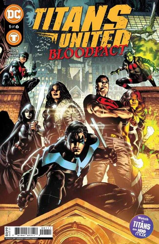 DC Comics COMIC BOOK VF/NM Titans United Bloodpact #1 (Of 6) Cover A Eddy Barrows